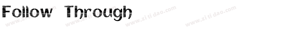 Follow Through字体转换